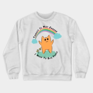 Cat Therapy Crewneck Sweatshirt